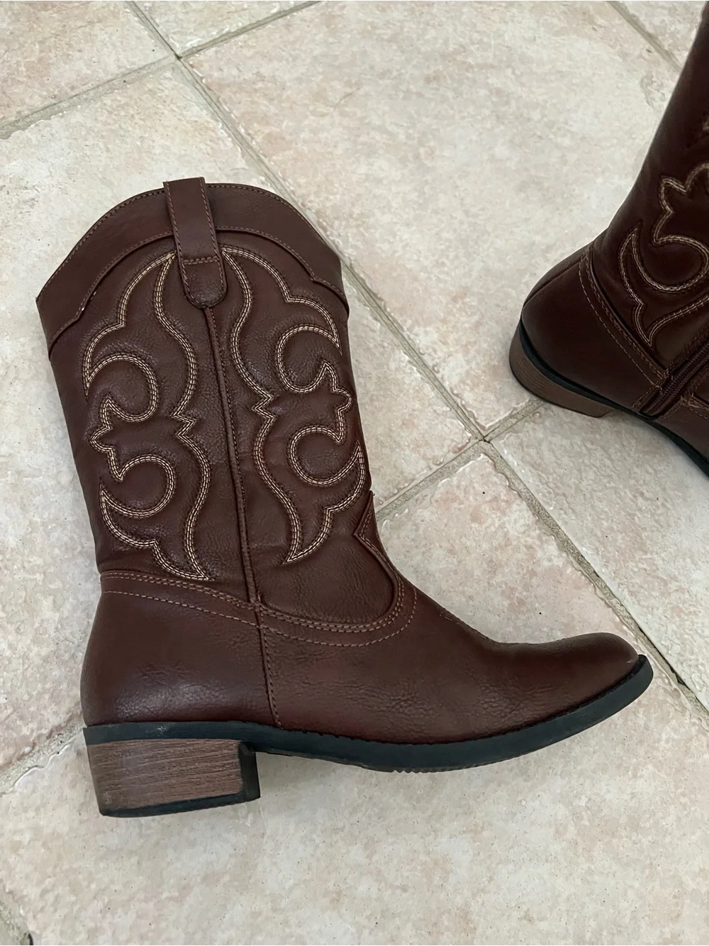 Kids' Montana Western Boots - Cat & Jack™ Brown 3